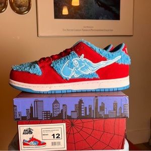 Soleboy Air Reaper Spiderman Dunks BRAND NEW